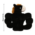 thumbnail image 3 of Funny Muscle Horse Plush Pillow Toys, Large Soft Sofa Bedroom Cushion Toys, Washable Durable Stuffed Toys, Creative Unique Home Decor Toys, Kids Adults Festival Birthday Gift Toys, 3 of 9