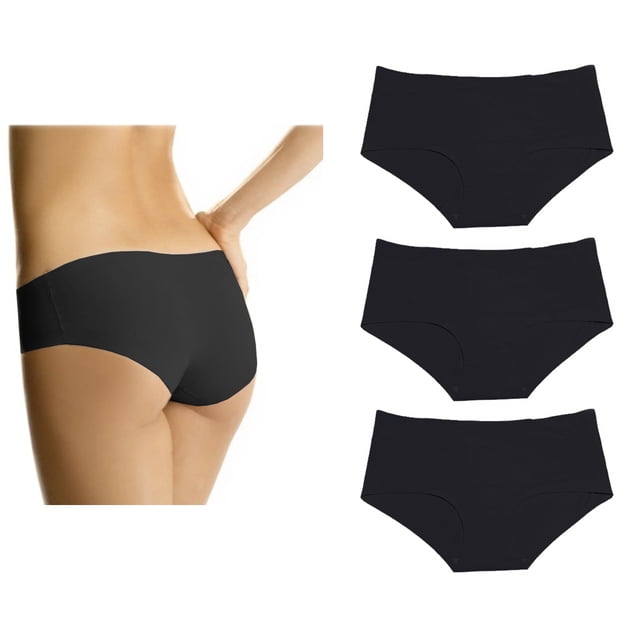 Paquete 6 Pantaletas Invisibles Sin Costuras Corte Láser Pack Incluye 6 Diferentes Colores Tatys Fashion 2020