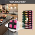 thumbnail image 5 of Yayeee Duplex Wall Plate 1-Gang 4.5"x2.7" Home Receptacle Light Switch Decorative Outlet Cover, Pink Block Pattern, 5 of 7