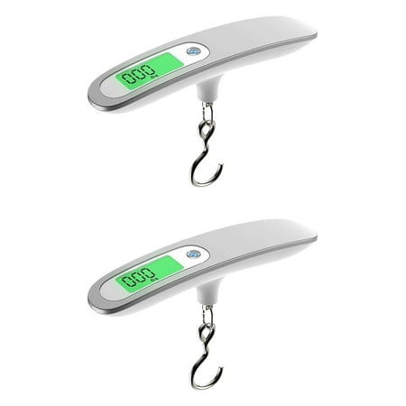 (2pcs)Hunting Archery Digital Draw Weight 110 lb/51 kg Bow Scale Compound Recurve Bow Device LCD Display kg