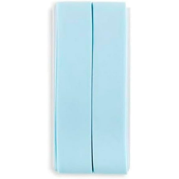 Blue Single Fold Bias Tape – 7/8 Inch x 3 Yards Cotton Quilt Binding Tape for Sewing, Seaming, Hemming & DIY Crafts