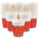 thumbnail image 1 of FELTECHELECTR 50 vasos desechables de papel grueso de estilo festivo, portavasos para bodas chinas., 1 of 7