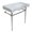 White / Polished Nickel, variant on Kingston Brass VPB1361ST Imperial 36" Ceramic Console Sink with Stainless Steel Legs (8-Inch, 3-Hole), White/Polished Chrome