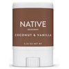 LOT of 4 - Native Deodorant Coconut & Vanilla, Mini Travel Size, 0.35 oz.