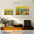 thumbnail image 4 of Elephant Stock Vivid Autumn Jewels Wall Art - Horizontal Multi Panel Canvas - Living Room Wall Decor - Nature Multi Panel - Yellow And Blue Decor By Marion Rose - 33" x 20", 4 of 8