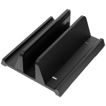 LAMIRO Vertical Laptop Stand 3 in 1 Laptop Riser Computer Stand Rack for Home Office Black