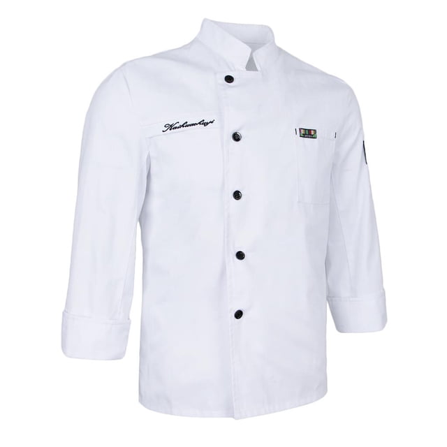 Veste à Manches Longues Uniforme d'Hôtel pour Femmes et Hommes Services Alimentaires