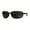 All Black 1.0, variant on Mens Rimless Warp Sport Sunglasses With Bifocal Reading Lenses All Black 2.0