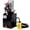 Black 13, variant on StratHeavy Duty Cast Aluminum Mailbox with Post, Solar Post Light Combination Kit for Outside, Decorative Modern Mailbox with Fluted Base, Large Mail Box for Curb or Driveway