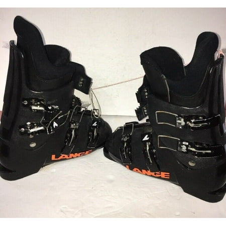 LANGE BUCKLE VINTAGE SKI BOOTS WITH BLACK LINER SIZE 9M-SHIPS N 24 HOURS