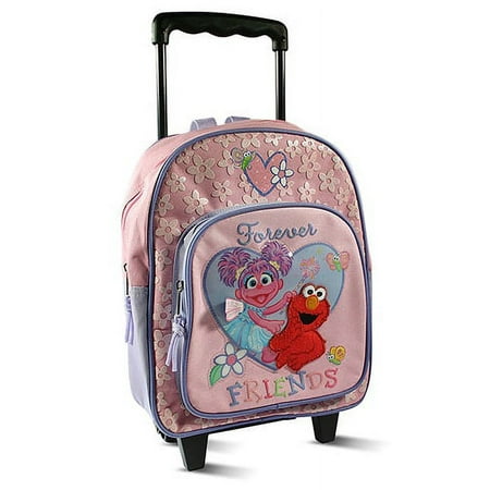 Abby And Elmo Friends Rollingbackpack
