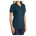 thumbnail image 3 of Womens Dry Zone UV Polyester Micro-Mesh Polo River Blue Navy 3X-Large, 3 of 6