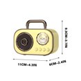 thumbnail image 3 of Portable Retro Altavoz Bluetooth Sistema de Sonido, Subwoofer Doméstico Inalámbrico Pequeño con Salida de 5W Y Batería de 500Mah, Mini Diseño Portátil para Viajes Al Aire Libre Y Regalo, 3 of 3