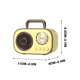 thumbnail image 3 of Amzcrzy Electrónica para hombres Organizador de electrónica Cámara digital Altavoz retro portátil, sistema de sonido Bluetooth, subwoofer pequeño portátil para el hogar, inalámbrico para exteriores,, 3 of 3