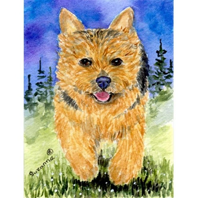 11 x 15 In. Norwich Terrier Flag, Garden Size