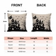 thumbnail image 6 of Throw Pillow Covers 12x20 Inch Set of 2 Castle Halloween Decorative Pillow Covers Black Dead Tree Witch Cushion Cover Pillowcase for Sofa Couch Bed Home Decor, 6 of 9