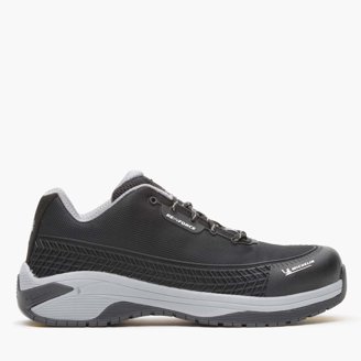 Skechers Black And Grey Men\'s Size 9.5 Work Shoes, Carbon NanoToe, NWT, Work Relaxed Fit: Cankton ST main image 4