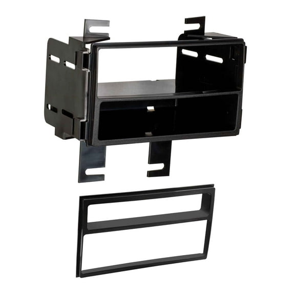 Metra 99-7611 Aftermarket Single or Double DIN radio Installation Kit for Nissan Rogue11-13, Rogue Select 2014 (Black)