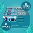 thumbnail image 5 of ORBIT Wintermint Sugar Free Chewing Gum, 12 Packs of 14-Pieces (168 Total Pieces), 5 of 9