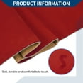 thumbnail image 6 of Unique Bargains 150G Suede Headliner Fabric 40" L x 47" W Foam Back for Car Roof Repair Wine Red, 6 of 8