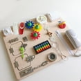 thumbnail image 2 of Thinsony Child Busy Board DIY Parts Telephone Activity Board Montessori Toy, 2 of 9