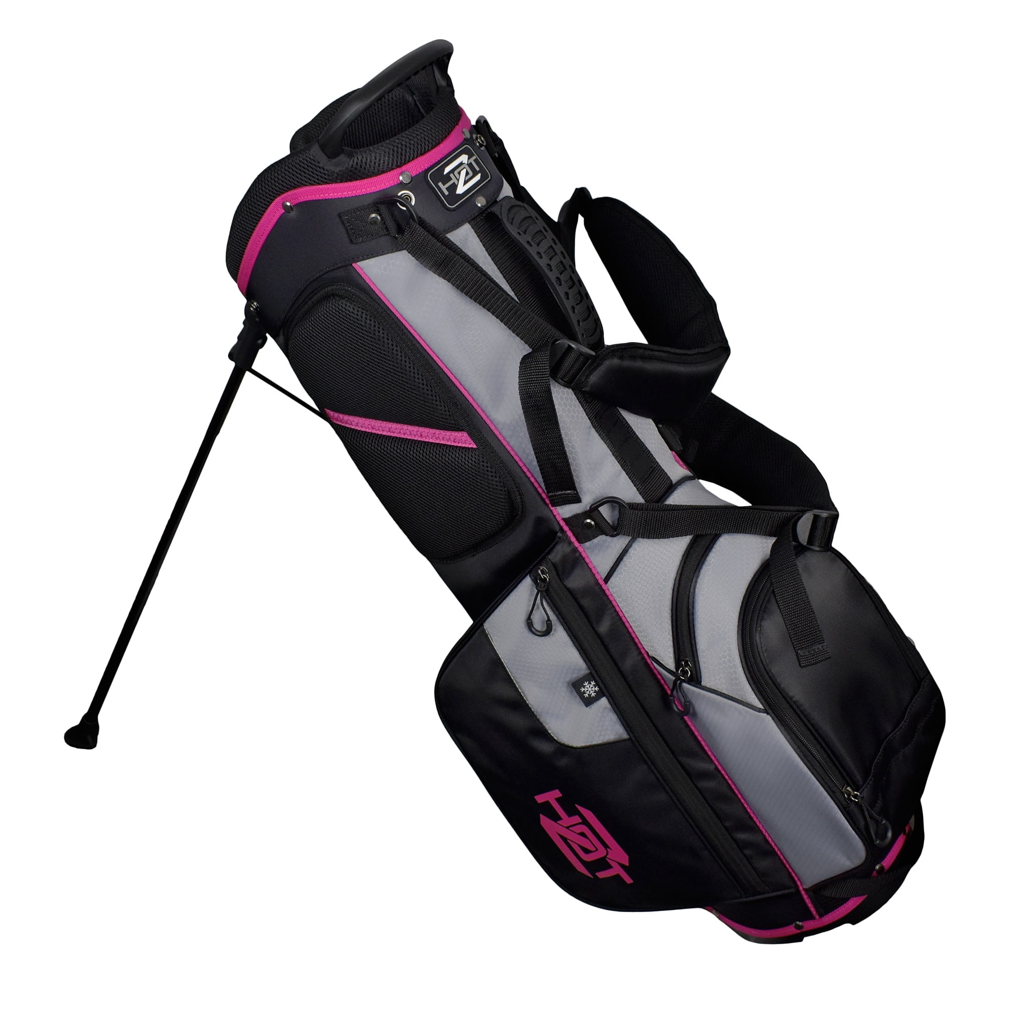 Hot-Z Golf Ladies 2.0 Stand Bag Black/Grey/Pink
