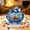 Blue, variant on Unique Waterfowl Shaped Decorative Glass Jar with Lid – Elegant Storage Solution for Dried Fruits, Candies, and Jewelry – Perfect Accent for Living Room, Dining Table, or Bridal Shower Decor
