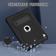 thumbnail image 3 of Dteck Case for iPad 10th Generation 10.9 Inch 2022, Built-in Kickstand Heavy Duty Shockproof Rugged Protective Case for iPad 10.9 Inch 10th Gen 2022 Release,Black, 3 of 8