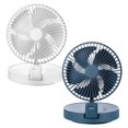 thumbnail image 1 of Ventilador de Escritorio Oscilante de 2 Piezas Nocturna Portátil perfecl ventilador de mesa plegable, 1 of 7