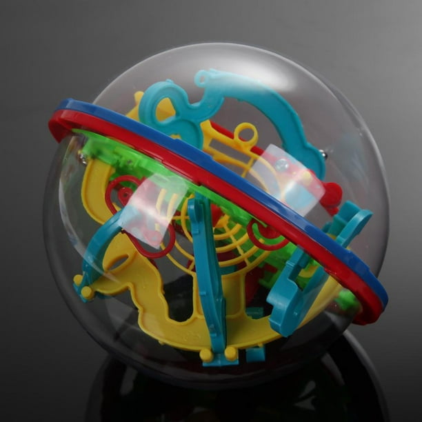 Juego de equilibrio de bolas de intelecto de laberinto esférico 3D y juguete de rompecabezas-S Ehuebsd libre de BPA