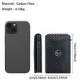 thumbnail image 3 of Royal Bagger Carbon Fiber Card Holder for Men, RFID Blocking Slim Wallet with Magnetic Closure, Lightweight Travel Purse 3246, 3 of 9