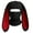 Black red ears, variant on lanema Balaclava Long Bunny Ears Hat Rabbit Ears Balaclava Beanie Hat