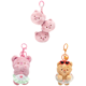 thumbnail image 1 of Llavero Oso Peluche Lindo para Coche Mochila (3 Cabezas) Color Rosa, 1 of 9