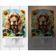 thumbnail image 2 of Cocker Spaniel in Sunflowers Ceramic Night Light 4 in x 6 in, 2 of 3