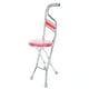 thumbnail image 2 of Bastón con Asiento plegable Ecomeon Rojo Acero Inoxidable, 2 of 6