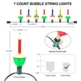 thumbnail image 3 of RKSTN Lights Clear Christmas Lights, 7.2ft Count Incandescent Indoor Outdoor String Lights, Connectable Green Wire Mini Bulb Lights For Home, Party, Xmas, Tree Decoratio Lights, 3 of 9
