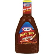 Kraft Barbecue Sauce: Thick 'n Spicy Brown Sugar Family Size Barbecue Sauce, 28 oz
