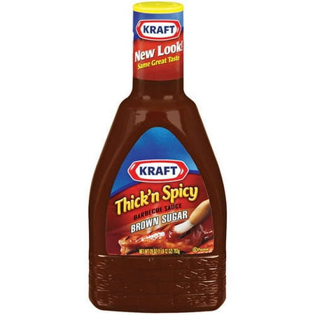 Kraft Barbecue Sauce: Thick 'n Spicy Brown Sugar Family Size Barbecue Sauce, 28 oz