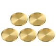thumbnail image 4 of 5 Pcs Beverage Coasters Cup Pad Marble Drinks Office Golden, 4 of 8