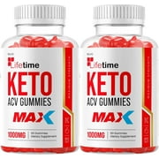2 Pack Lifetime Max Keto Gummies - Advanced Formula Life Time Keto ACV Gummies 120 Gummies