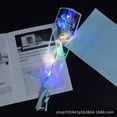 thumbnail image 1 of KUIZAP 1pc Led Light Up Glowing Roses Red Flower Bouquet Led Flash Handheld Valentine's Day Glow Party Wedding Decoration(blue), 1 of 7