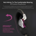 thumbnail image 4 of Wired Headphone, KZ ZS10 Pro IEM in Ear Monitor, 4BA 1DD KZ Earbuds Headphone Multi Driver in Ear Earphone IEM, KZ Earphone, on Stage Monitor for Singer Guitarist Drum(Gold, without Mic), 4 of 14