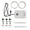 3 set suction cup, variant on Vacuum Suction Pen 4x6mm Air Tupe For IC CPU Chip Absorption With USB Power And Adjustable Suction Strength