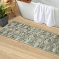 thumbnail image 5 of FairOnly Grey Camel 2'x 6'Low Pile Vintage Runner Rugs for Hallway Non Slip Non Shedding Indoor Floor Cover for Entrance Bathroom, 5 of 7