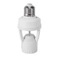 thumbnail image 2 of 2X AC 110-220V 360 Degrees Pir Induction Motion Sensor IR Infrared Human E27 Plug Socket Switch Base LED Bulb Holder, 2 of 8