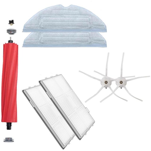 Para S7 / T7S plus MaxV Ultra Piezas de robot Cepillo lateral principal Filtro HEPA Paños de fregona