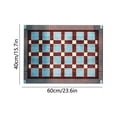 thumbnail image 3 of Blue Bathroom Rug Soft Bath Mat Absorbent Floor Mat With Stripe Design Non-Slip For Bathroom Kitchen Bedroom, 3 of 7