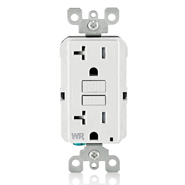 Receptáculo Leviton GFWT2-W SmartLockPro Slim GFCI 20A Blanco