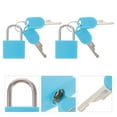 thumbnail image 2 of MasteelfCA 2pcs Padlock With Key Travel Lock Replacement Security Padlock Lock for Locker, 2 of 8