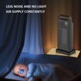 thumbnail image 4 of Calentador Calentador 2000W Space Quiet Warmer Machine para el dormitorio de la oficina en el hogar (UE) Negro, 4 of 5